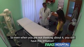 FakeHospital Doctors cock relieves stunning brunettes itchy pussy - porn video