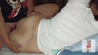 Tinira nya ako sa likod - porn video