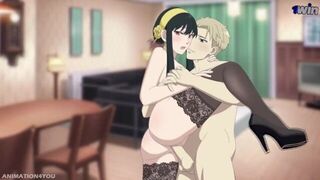 Spy X Family Loid fuck Yor hentai cartoon anime handjob creampie asian japanese naruto demon slayer - porn video