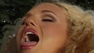 Swing Party Outdoors With Blonde Wife - porn video
