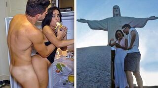 Sexy Brazilian Gold Digger Gets Picked Up With A Passport Trick - porn video