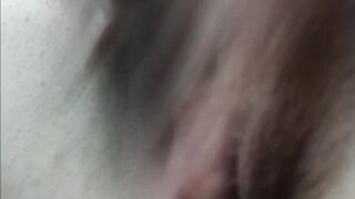 Teen strokes big clit until orgasm - porn video