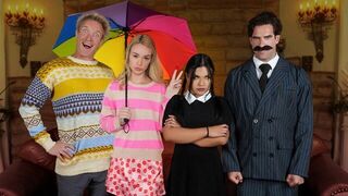 Step Daughters Use Dark Magic To Summon Some Real Men But They Accidentally Summon Their Stepdads - porn video